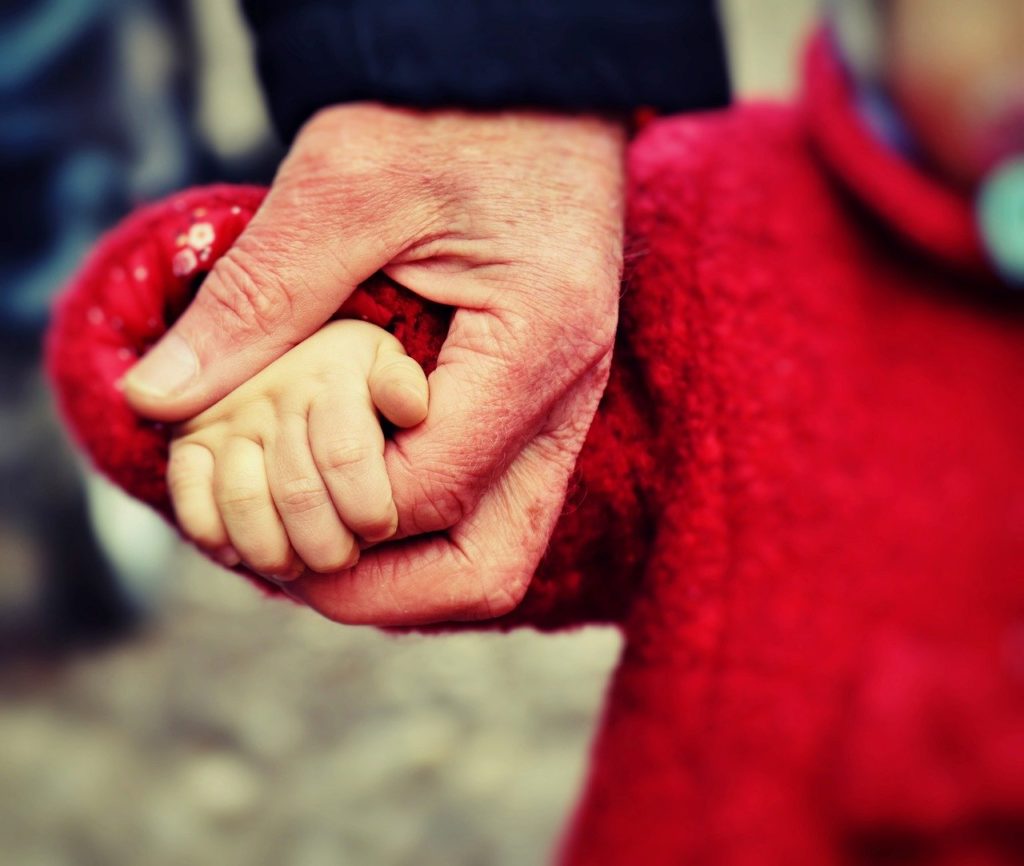 baby, hand, small child